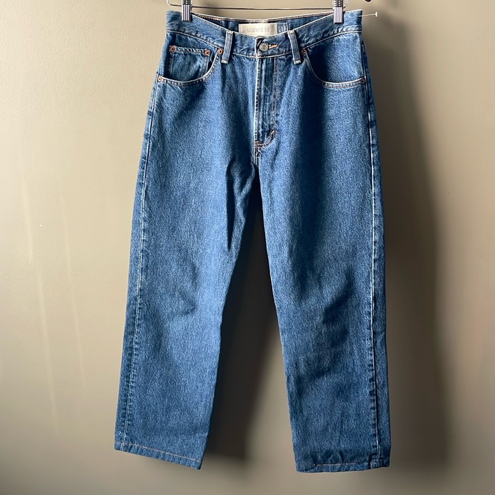 Vintage GAP Men’s Standard Fit 31 x 30 Straight Wide Leg 100% Cotton Denim Jeans